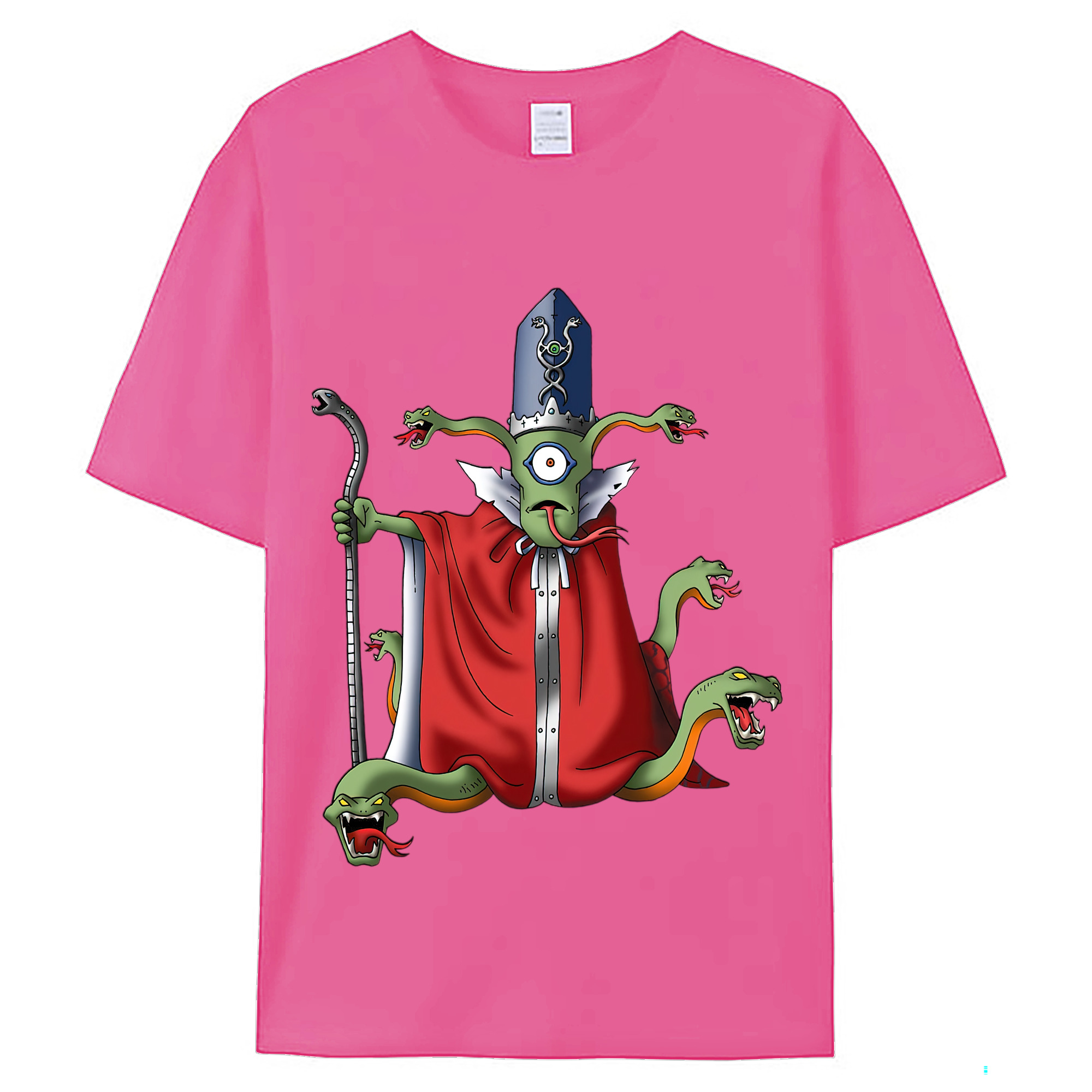 （画像用） ドラゴンクエスト Doragon Kuesuto Dragon Quest レディースカジュアルプリントTシャツ（綿100％）